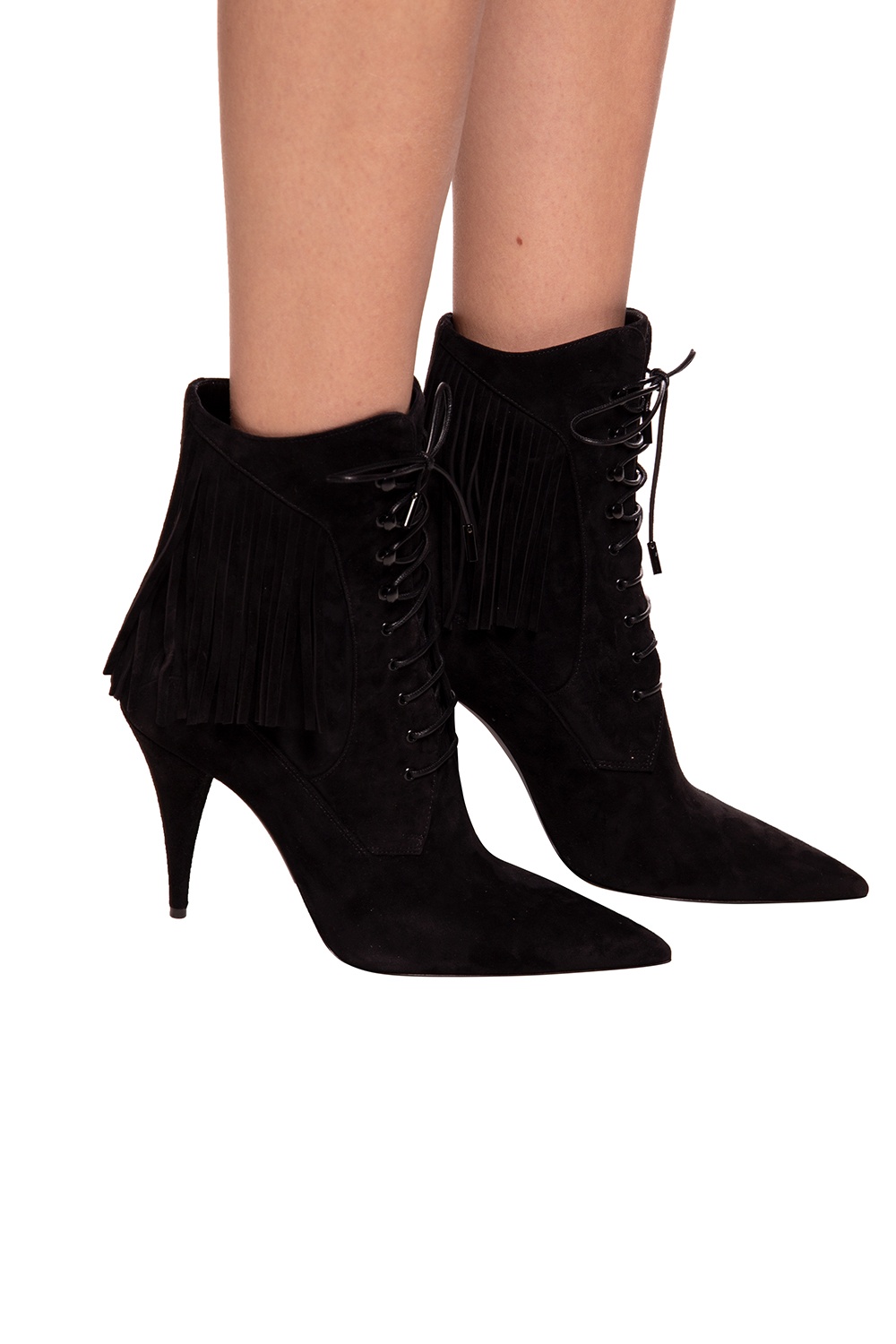 Saint laurent store kiki ankle boots